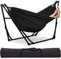 2 in 1 Hammock with Stand, Outdoor Hammock Swing Chair with Portable Heavy Duty Stand, Multi-Functional Hammock Stand
