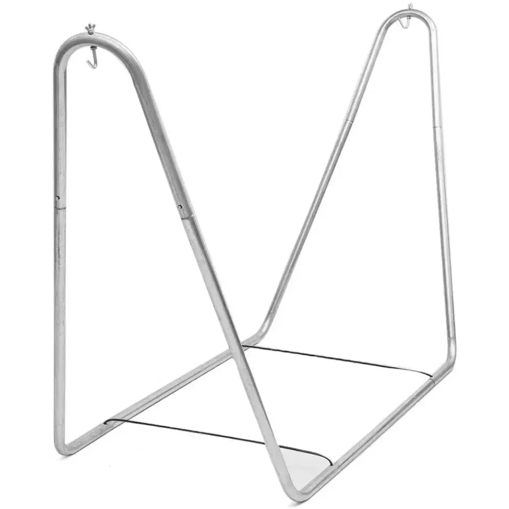 Foldable Hammock Swing with Stand for Indoor & Outdoor Use, Portable Steel Frame Kids Swing Chair for Garden, Balcony, Patio